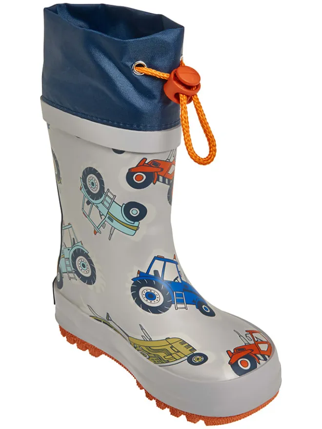 Playshoes Stiefel & Boots|Gummistiefel^Gummistiefel "Traktor" in Grau