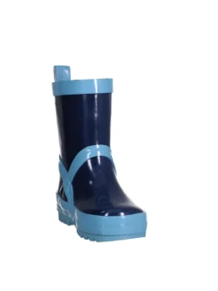 Playshoes Gummistiefel^Gummistiefel uni in Marine/Hellblau