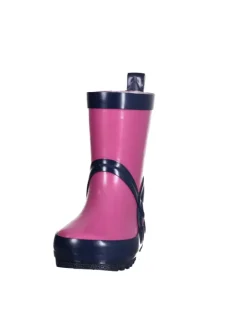 Gummistiefel uni in Pink/Marine><noscript><img width=