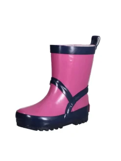 Gummistiefel uni in Pink/Marine><noscript><img width=