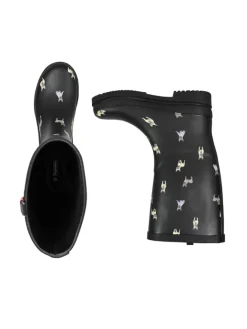 Gummistiefel Waldi Mops Langschaft in schwarz><noscript><img width=