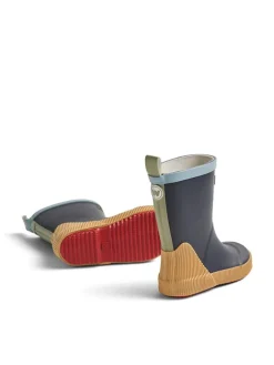 Wheat Gummistiefel|Gummistiefel^Gummistiefel "Welly" in Dunkelblau/ Gelb
