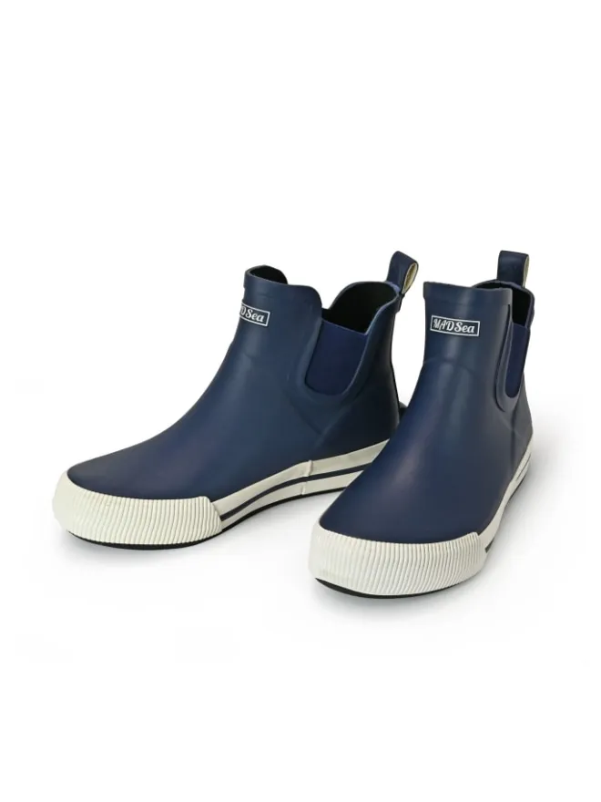 MADSea Gummistiefel|Gummistiefel^Gummistiefelette Short Story in Dunkelblau/Weiß