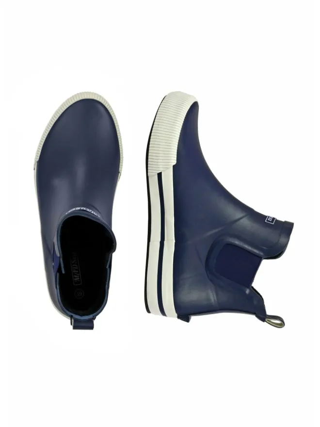 MADSea Gummistiefel|Gummistiefel^Gummistiefelette Short Story in Dunkelblau/Weiß