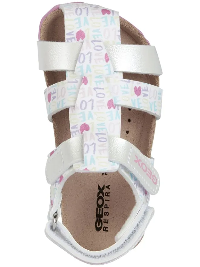 Geox Sandalen·Halbsandalen^Halbsandalen "Chalki" in Silber/ Bunt