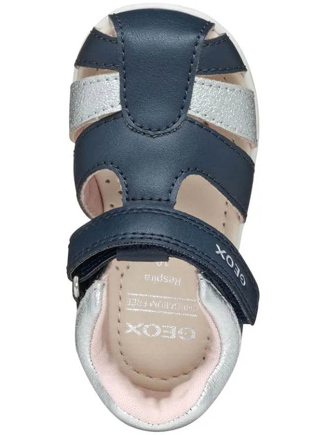 Halbsandalen "Elthan" in Dunkelblau/ Silber>Geox New