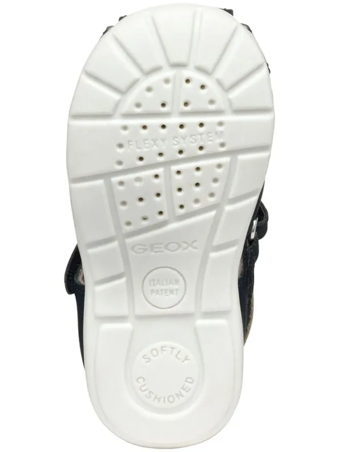 Halbsandalen "Elthan" in Dunkelblau/ Silber>Geox New