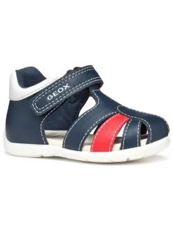 Geox Sandalen·Halbsandalen^Halbsandalen "Elthan" in Dunkelblau/ Rot