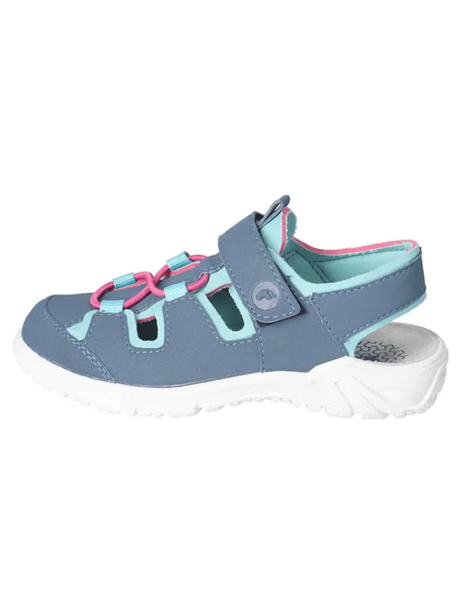 Ricosta Sandalen·Halbsandalen^Halbsandalen "Gerald" in Dunkelblau/ Türkis/ Pink