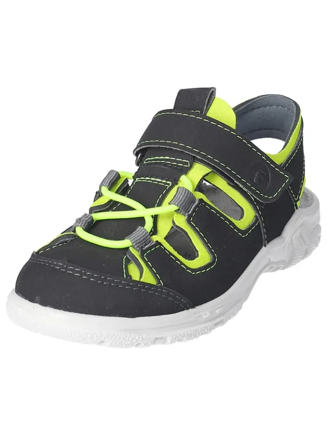 Ricosta Sandalen·Halbsandalen^Halbsandalen "Gerald" in Schwarz/ Gelb