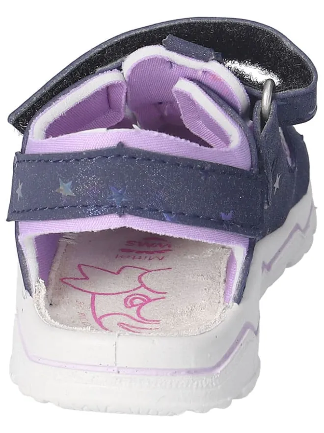 Halbsandalen "Gery" in Grau/ Lila>PEPINO Best