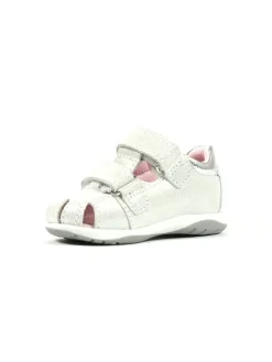 Halbsandalen in Creme><noscript><img width=