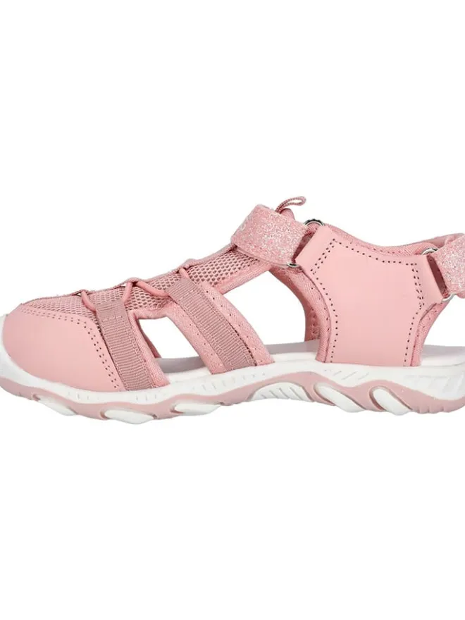 Zigzag Sandalen·Halbsandalen^Halbsandalen in Rosa/ Weiß
