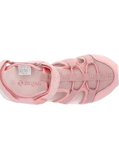 Zigzag Sandalen·Halbsandalen^Halbsandalen in Rosa/ Weiß
