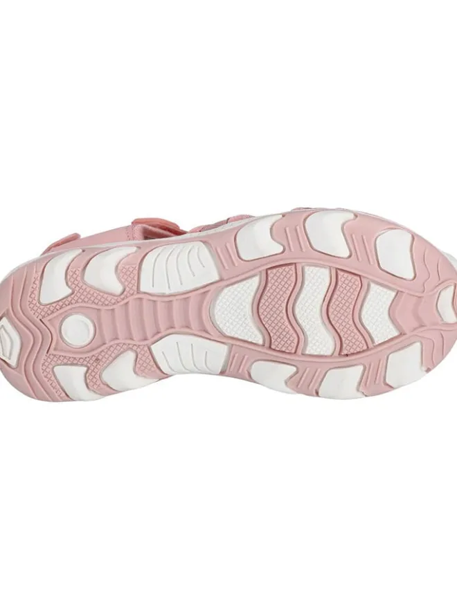 Zigzag Sandalen·Halbsandalen^Halbsandalen in Rosa/ Weiß