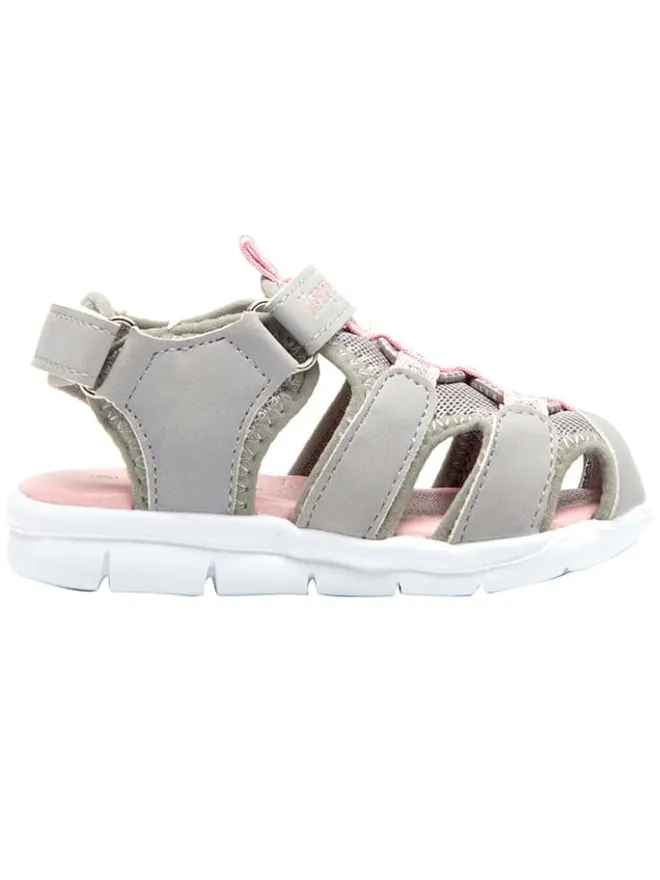 Halbsandalen "K-Mini" in Grau/ Rosa>Kangaroos Hot