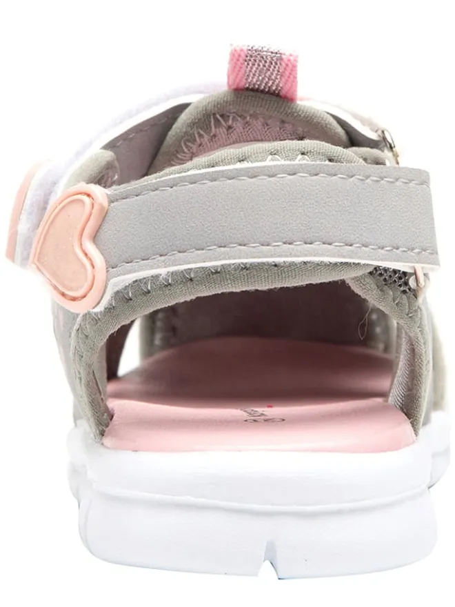 Halbsandalen "K-Mini" in Grau/ Rosa>Kangaroos Hot