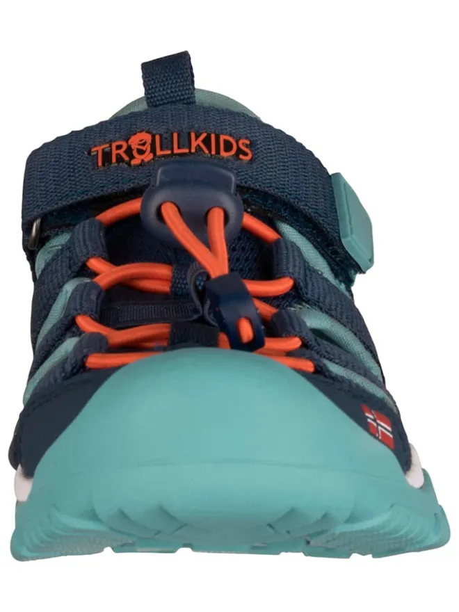 Trollkids Sandalen·Halbsandalen^Halbsandalen "Kristiansand" in Dunkelblau/ Türkis