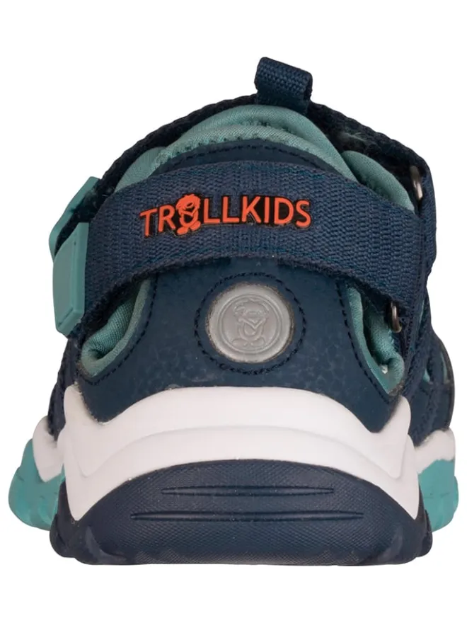 Trollkids Sandalen·Halbsandalen^Halbsandalen "Kristiansand" in Dunkelblau/ Türkis