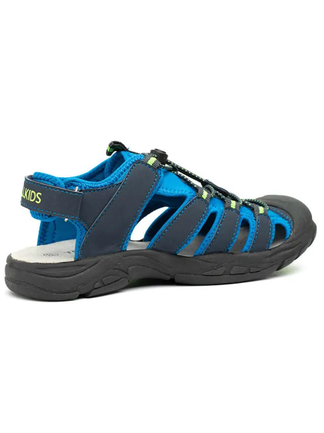 Halbsandalen "Kvalvika" in Blau>Trollkids Clearance