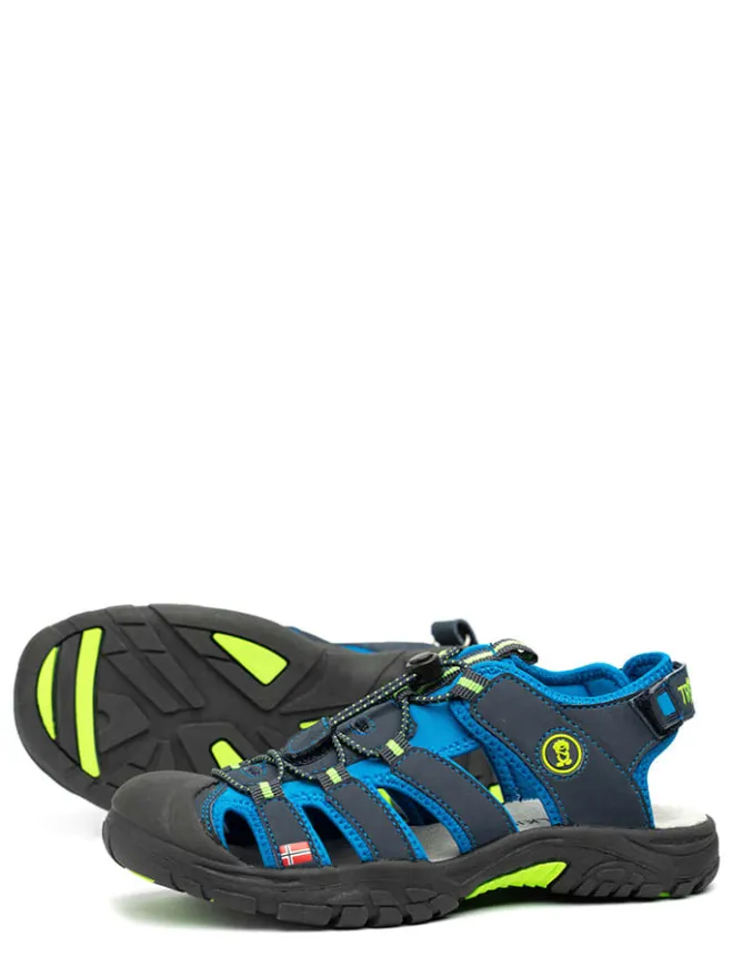 Halbsandalen "Kvalvika" in Blau>Trollkids Clearance