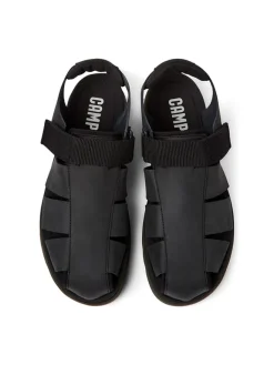 Halbsandalen "Oruga" in Schwarz>Camper Outlet