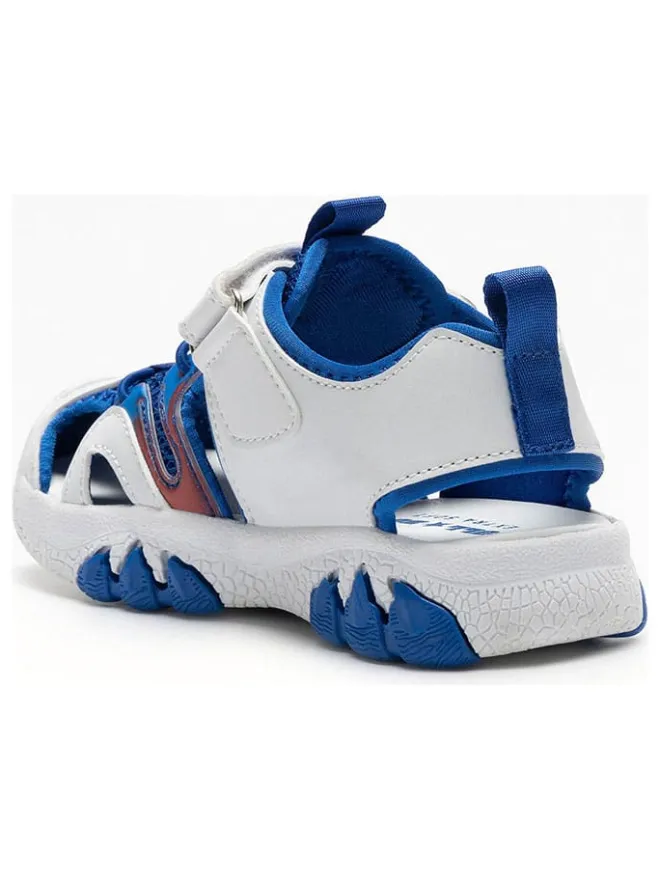 Halbsandalen "Spinosauro" in Weiß/ Blau>Bull Boys Sale