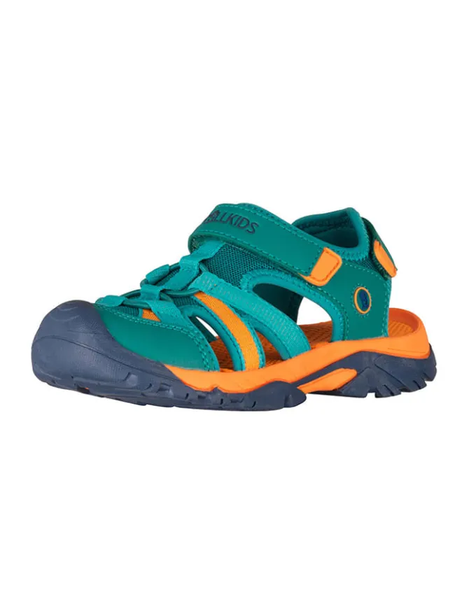 Trollkids Sandalen·Halbsandalen^Halbsandalen "Stavanger Sandal XT" in Blau/ Orange/ Grün