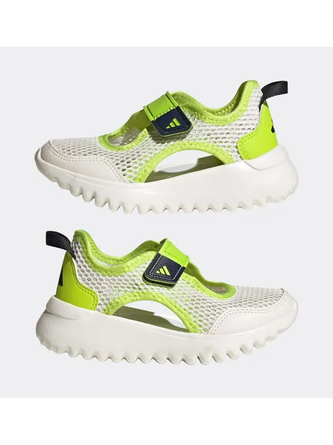adidas Sandalen·Halbsandalen^Halbsandalen "SUMMERFLEX" in Grün/ Weiß