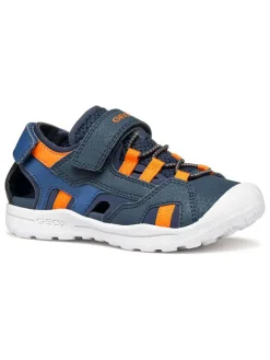 Geox Sandalen·Halbsandalen^Halbsandalen "Vaniett" in Dunkelblau/ Orange