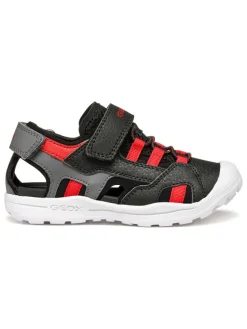 Geox Sandalen·Halbsandalen^Halbsandalen "Vaniett" in Schwarz/ Rot