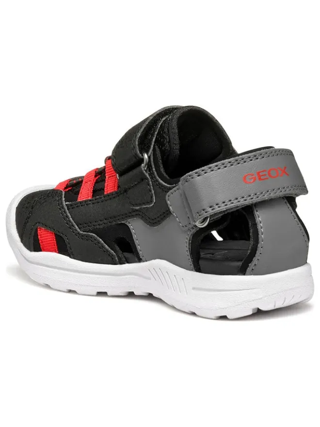 Geox Sandalen·Halbsandalen^Halbsandalen "Vaniett" in Schwarz/ Rot