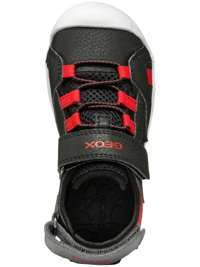 Geox Sandalen·Halbsandalen^Halbsandalen "Vaniett" in Schwarz/ Rot