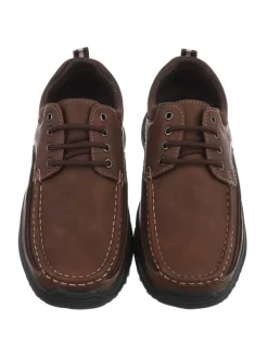 Ital-Design Schnürschuhe^Halbschuh in Braun