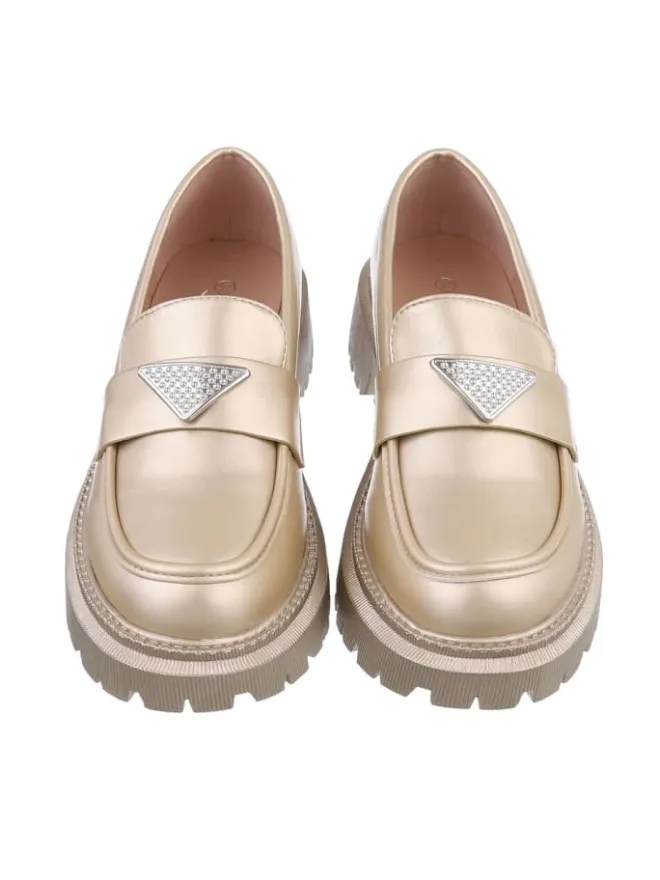 Ital-Design Halbschuhe^Halbschuh in Gold