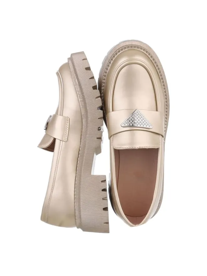 Ital-Design Halbschuhe^Halbschuh in Gold