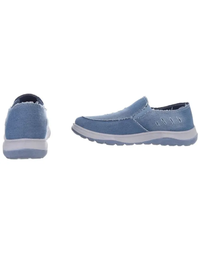Ital-Design Schnürschuhe^Halbschuh in Hellblau