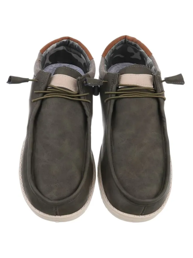 Halbschuh in Khaki>Ital-Design Hot