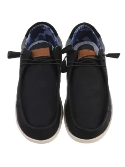 Ital-Design Schnürschuhe^Halbschuh in Schwarz