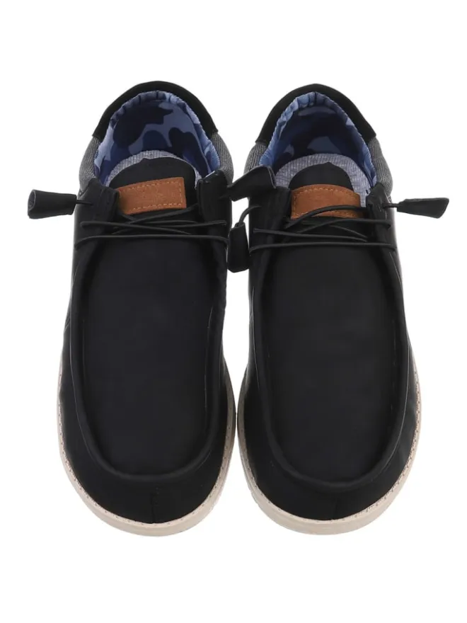 Ital-Design Schnürschuhe^Halbschuh in Schwarz