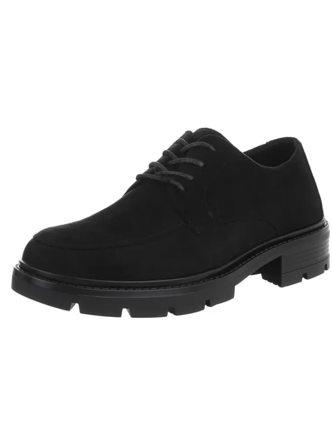 Ital-Design Schnürschuhe^Halbschuh in Schwarz