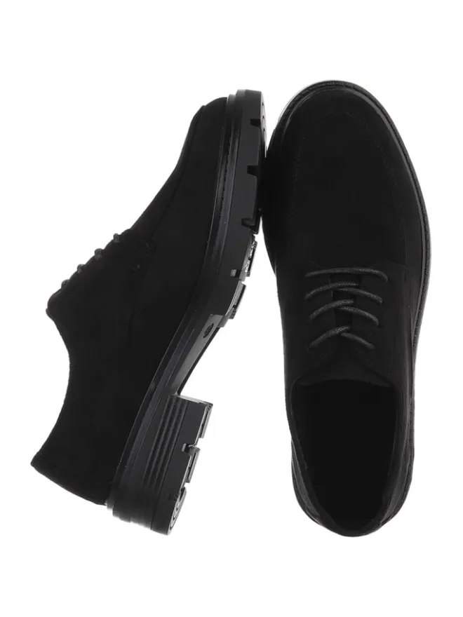 Ital-Design Schnürschuhe^Halbschuh in Schwarz