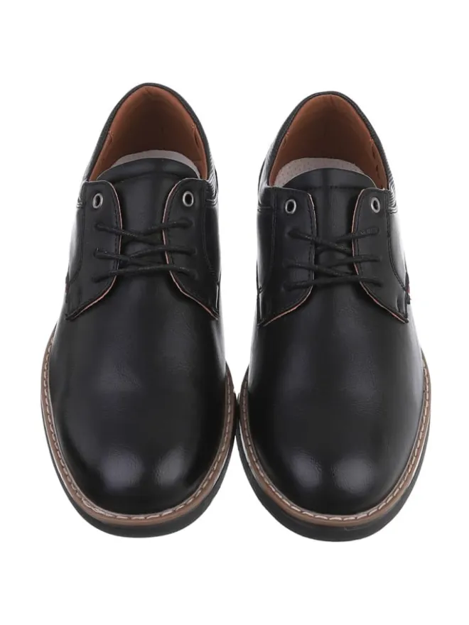 Ital-Design Schnürschuhe^Halbschuh in Schwarz
