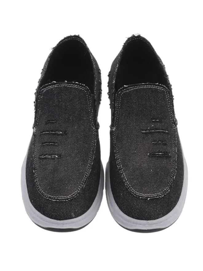Ital-Design Schnürschuhe^Halbschuh in Schwarz und Grau