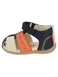 Halbschuhe in Blau/Beige>Kickers