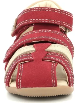 Halbschuhe in Rot/Beige><noscript><img width=