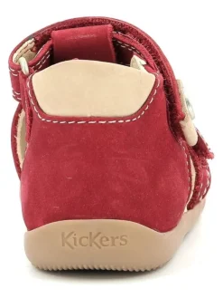 Halbschuhe in Rot/Beige><noscript><img width=