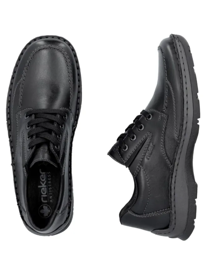 rieker Schnürschuhe^Halbschuhe in Schwarz