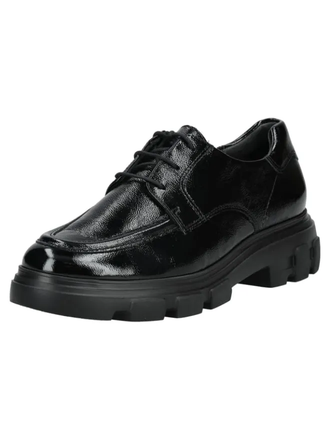 Paul Green Schnürschuhe^Halbschuhe in Schwarz Lack