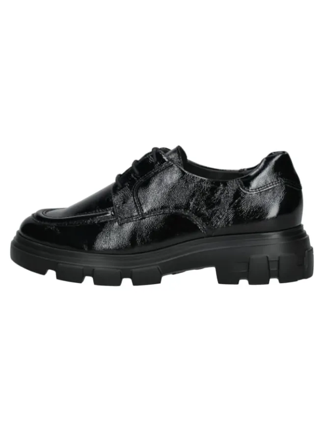 Paul Green Schnürschuhe^Halbschuhe in Schwarz Lack